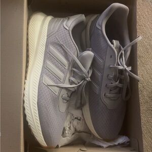 Adidas Light Gray Athletic Sneakers